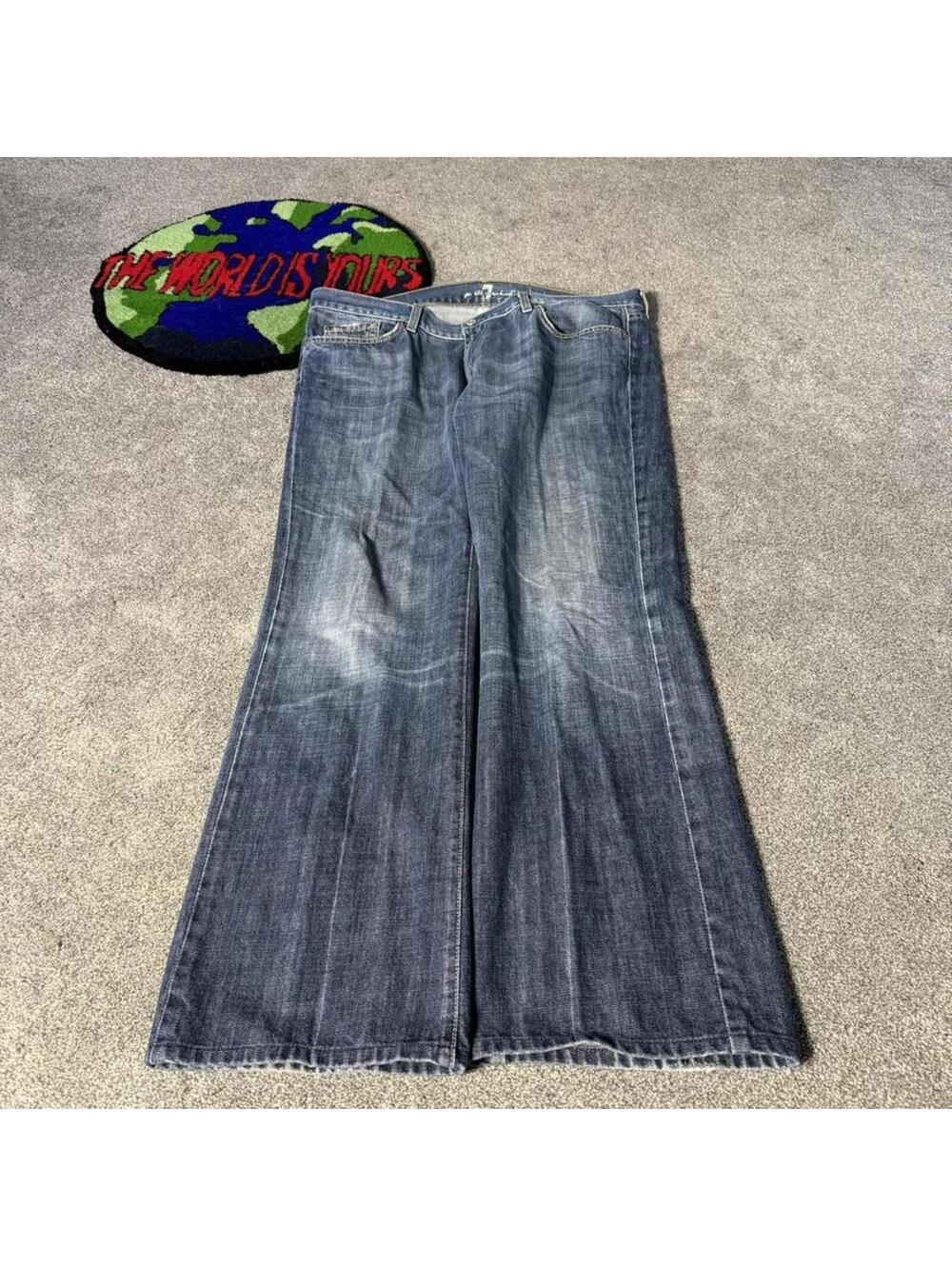 y2k baggy vintage denim jeans